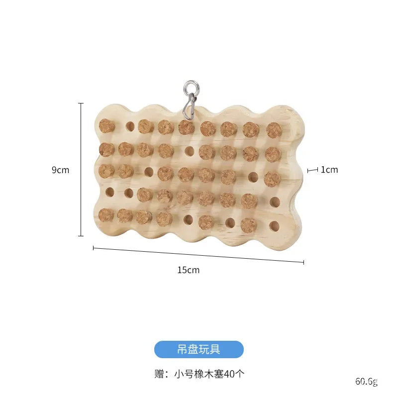 Natural Wooden Cork Puzzle Toy