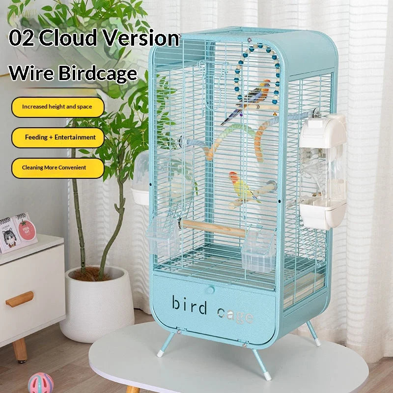 Large Metal Bird Cage with Removable Tray