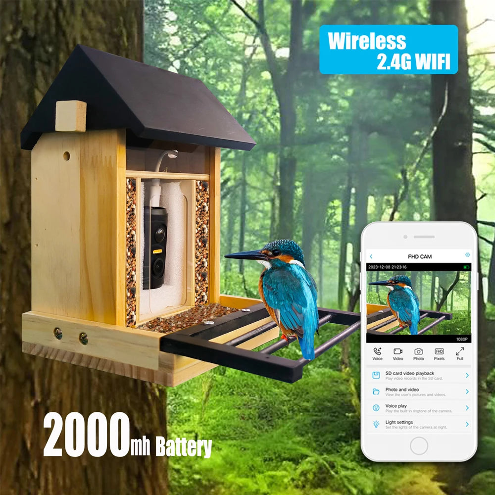 Smart Bird Feeder with HD Camera