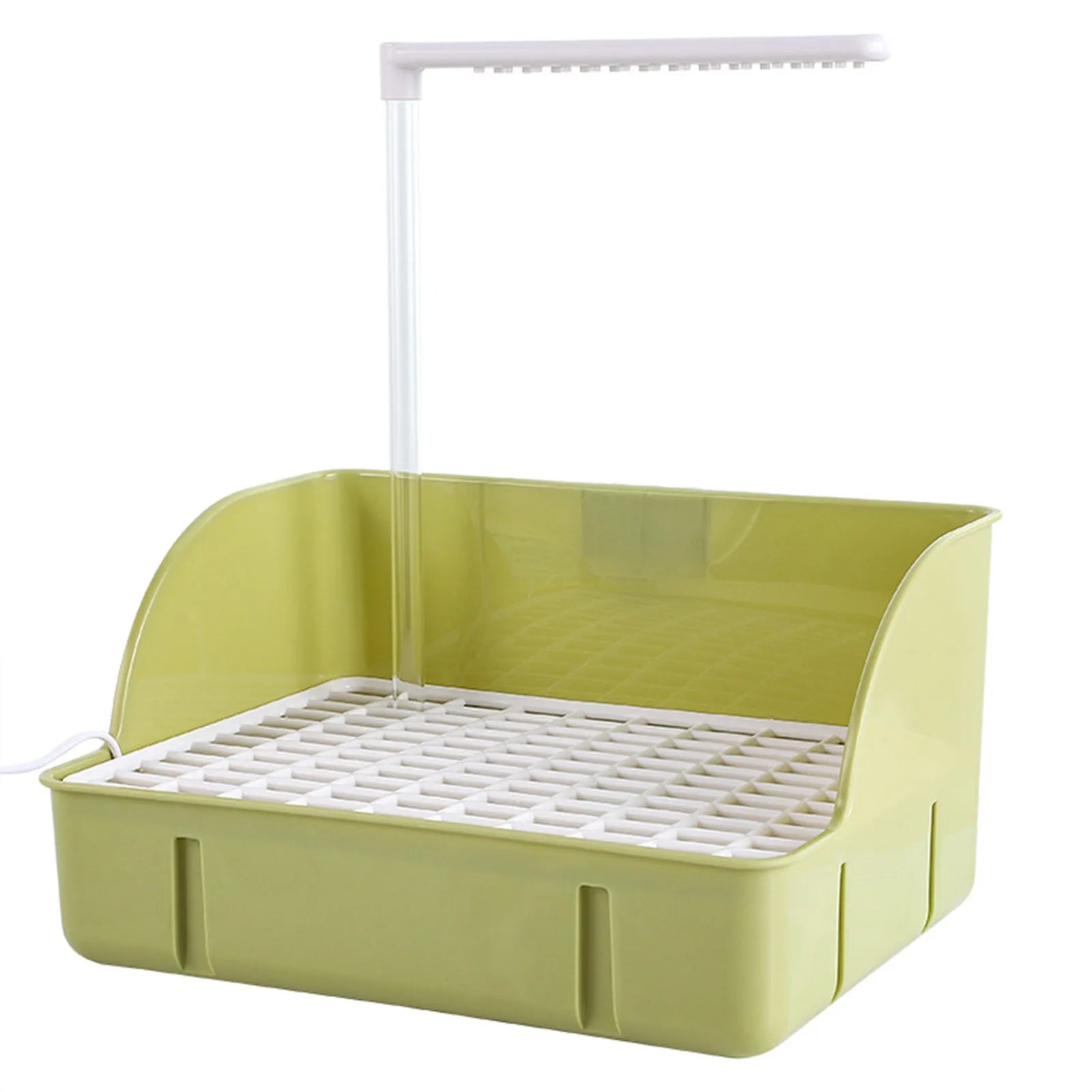 Parrot Shower Basin with Automatic Water Circulation
