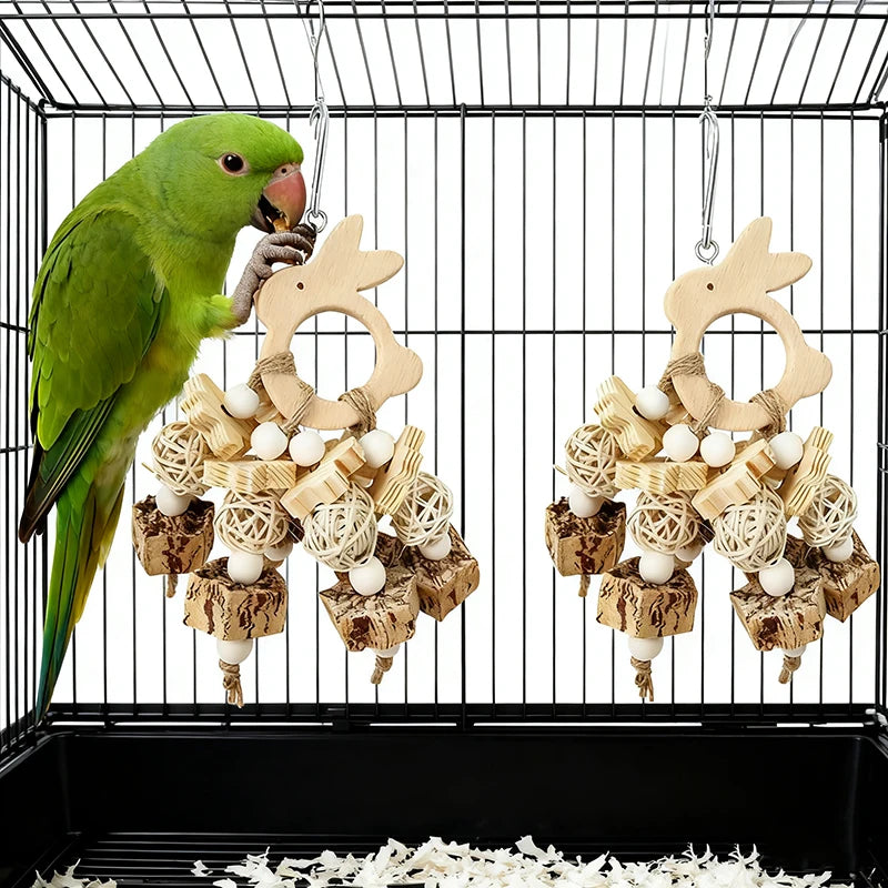 Wooden Blocks Chew Toy