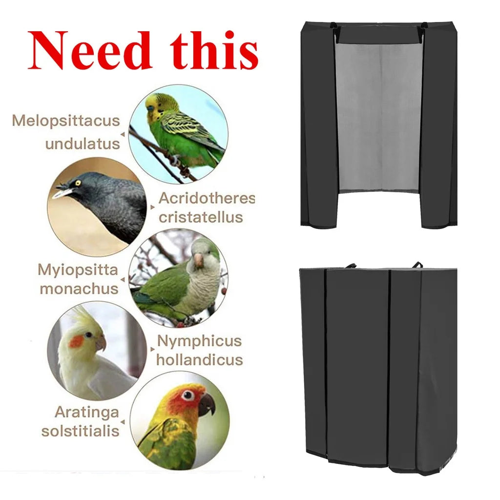 Waterproof Cage Cover - Blue/Black