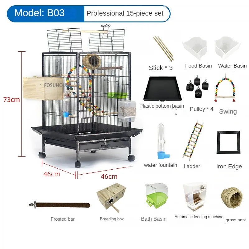 Luxury Starling Breeding Cage