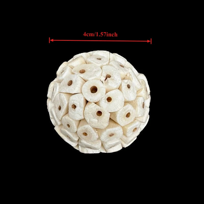 Sola Wood Foraging Ball Set for Parrots
