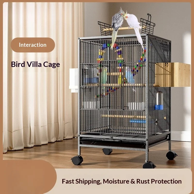 Luxury Powder Coated Breeding Cage - Multi Level
