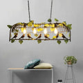 Retro Birdcage Chandelier – Wrought Iron Edison Pendant Light