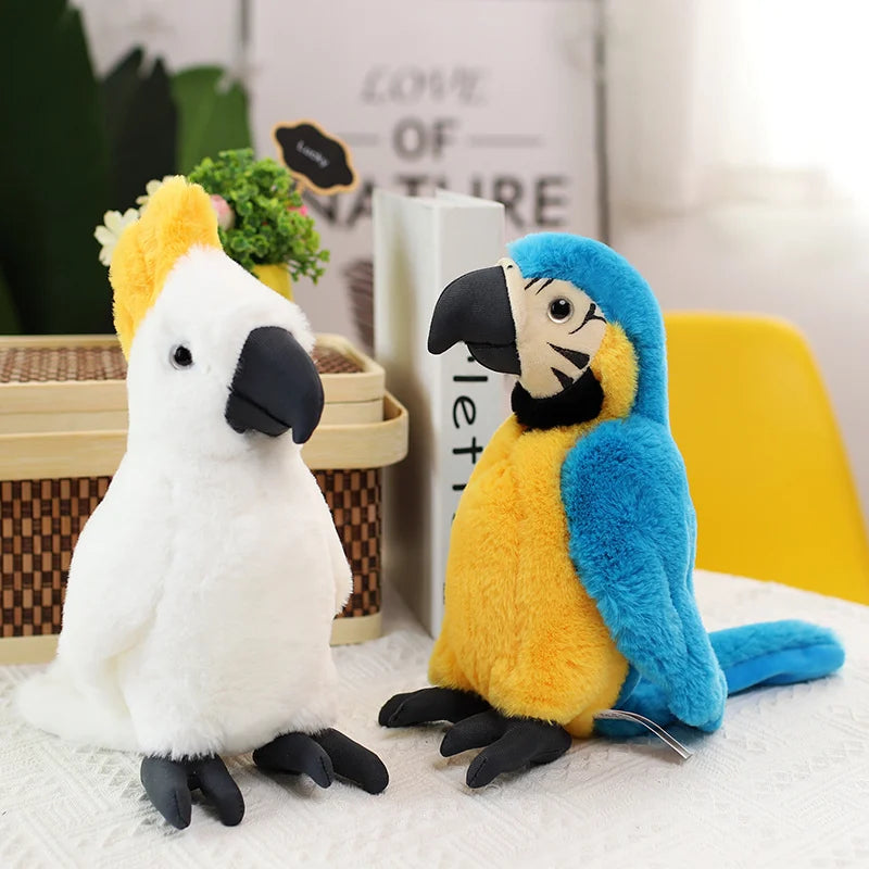 Lifelike Parrot Plush Toy (25cm)