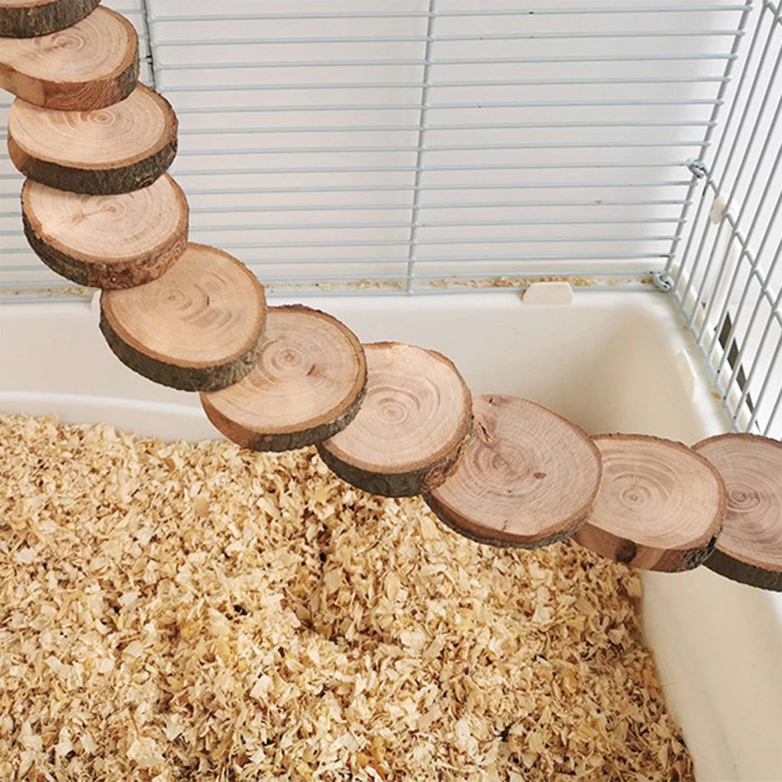 Wooden Climbing Staircase