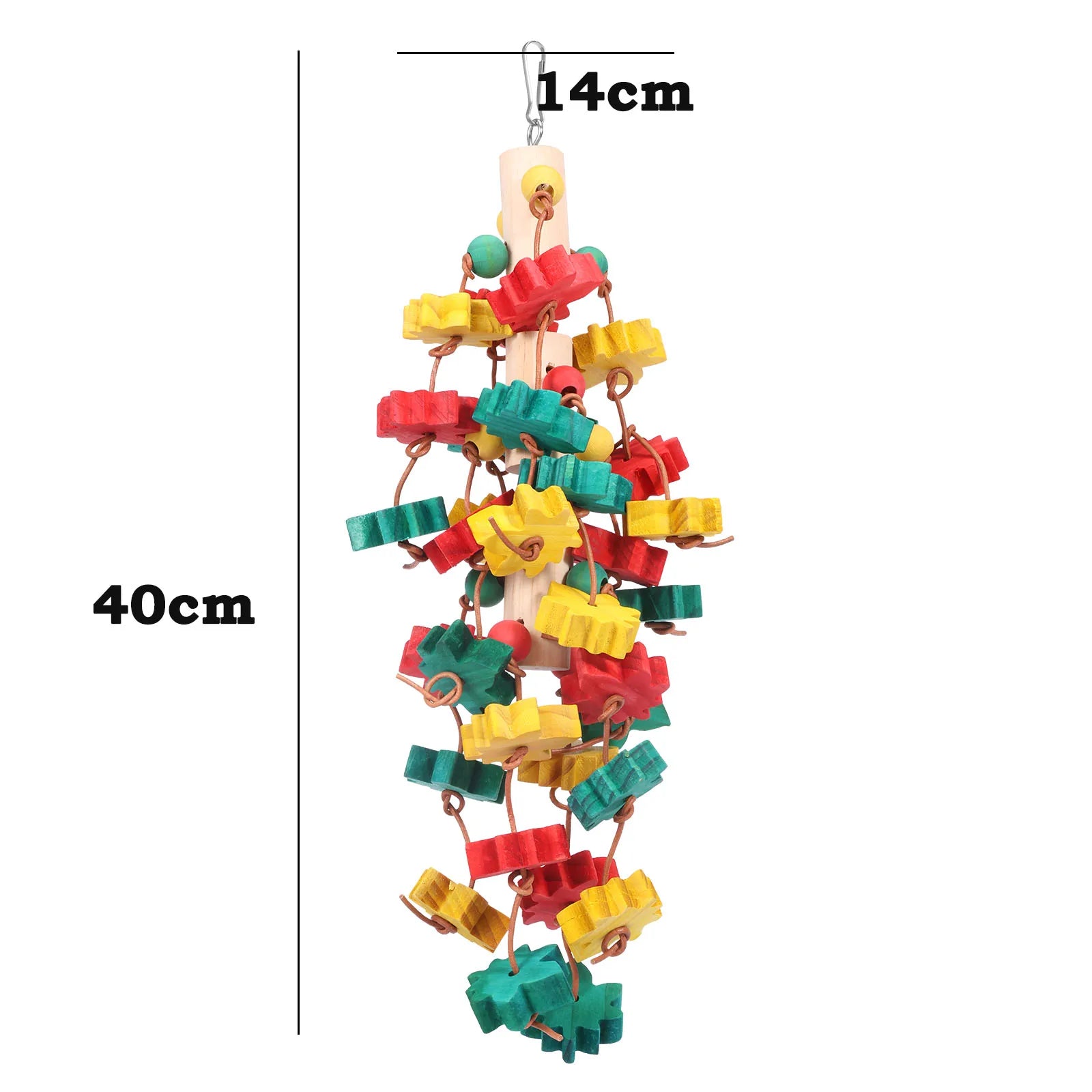Multicolored Wooden Chew Toy