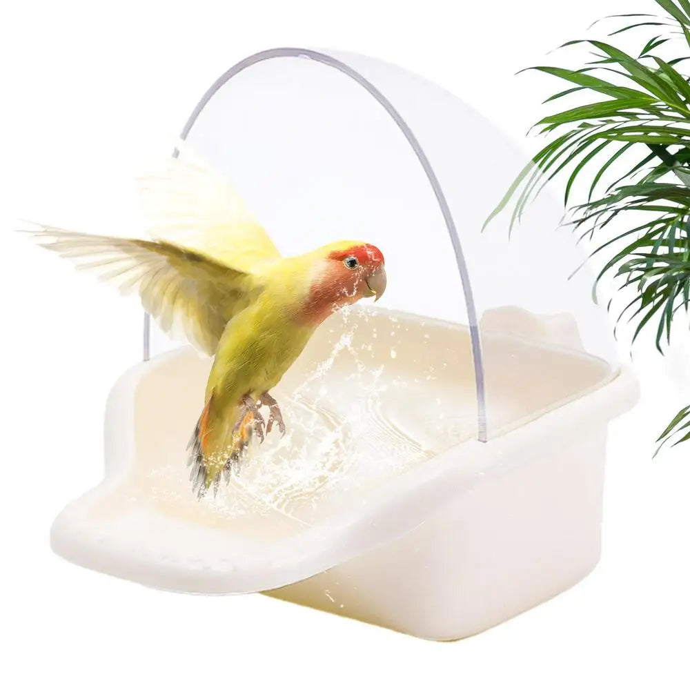 Hanging Bird Bath Cube