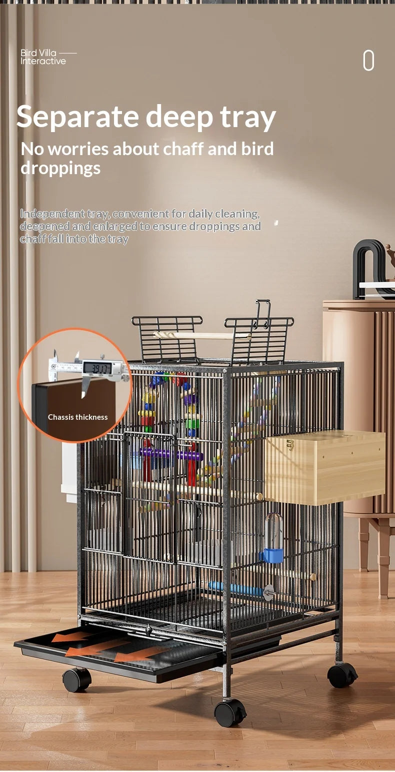 Luxury Powder Coated Breeding Cage - Multi Level