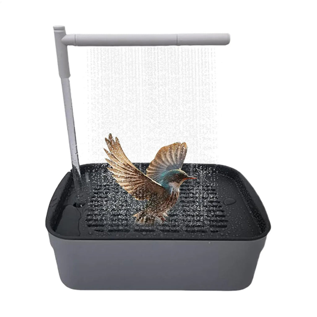 Rechargeable Parrot Shower Bath with Circulating Faucet
