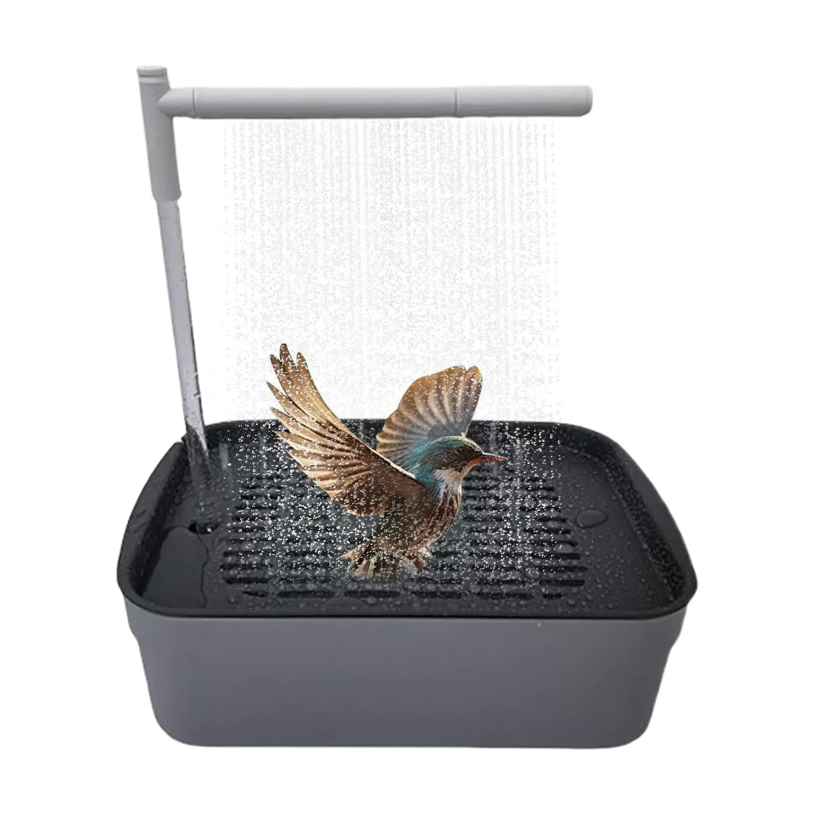 Rechargeable Parrot Shower Bath with Circulating Faucet