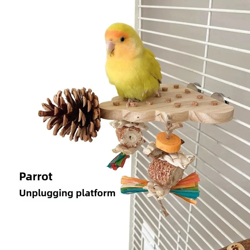 Wooden Beak Grinding Board