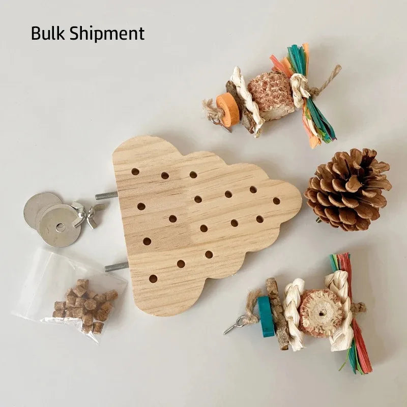 Wooden Beak Grinding Board