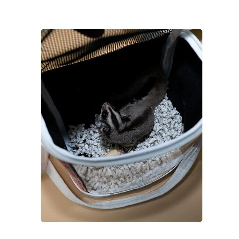 Portable Parrot Travel Bag — Breathable Carrier for Parrots & Small Birds