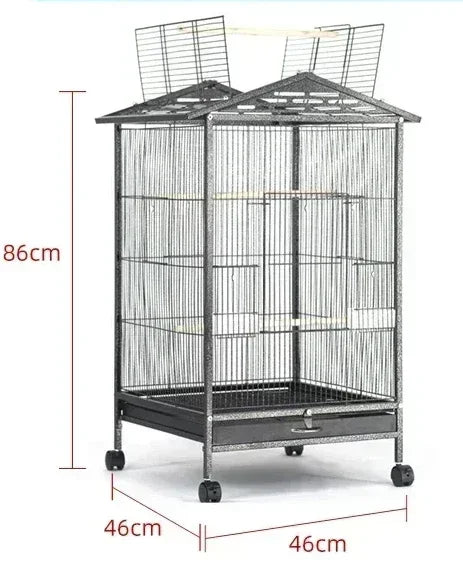 Luxury Villa Breeding Cage for Canaries & Parrots