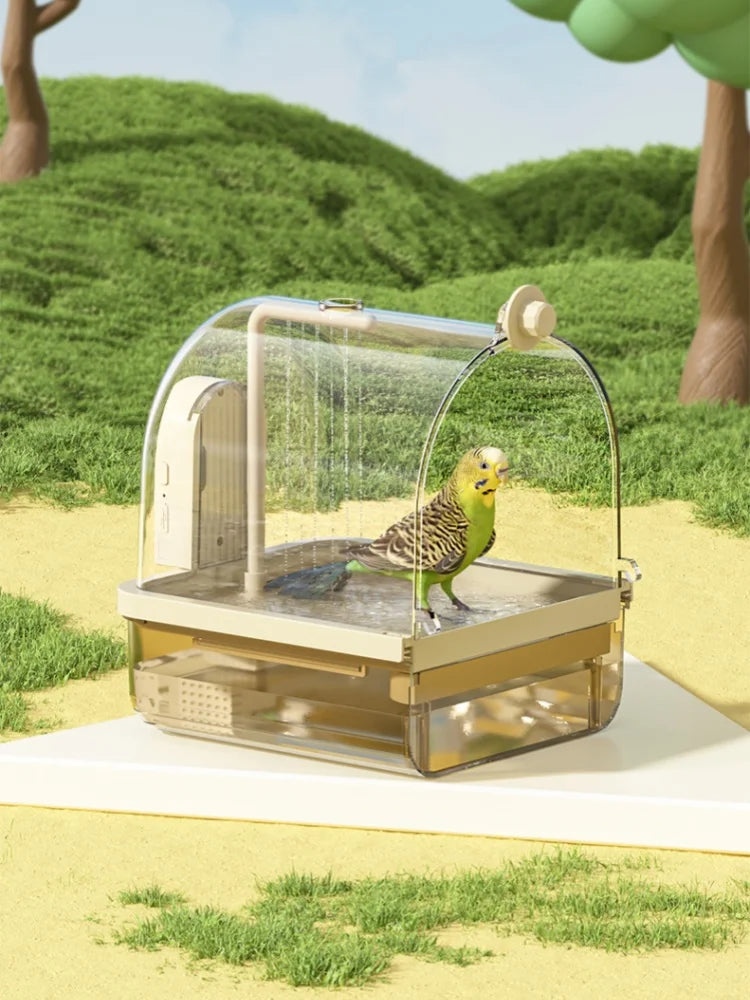 Hanging Bird Bath with Automatic Water Circulation