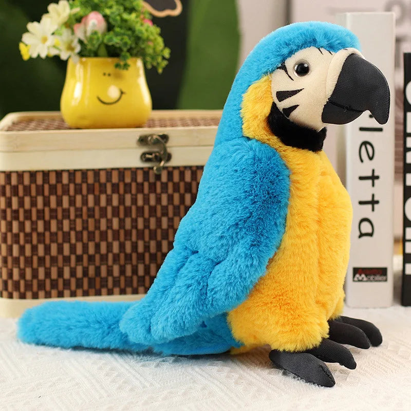 Lifelike Parrot Plush Toy (25cm)