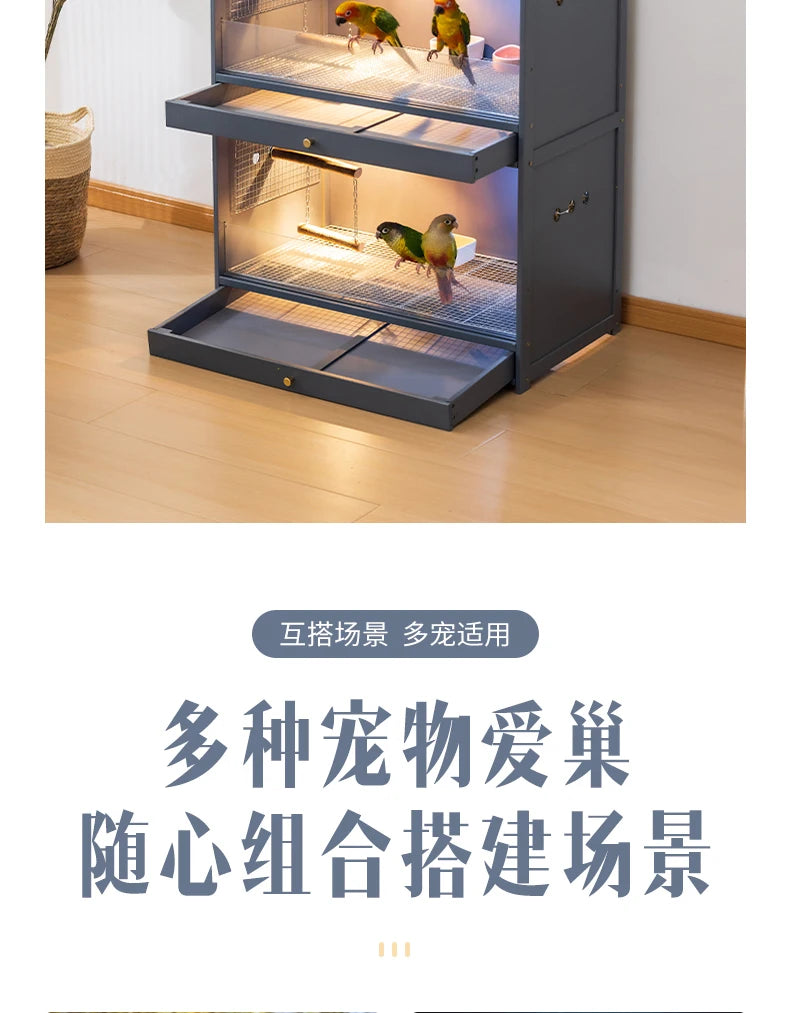 Thermostatic Parrot Breeding Cage
