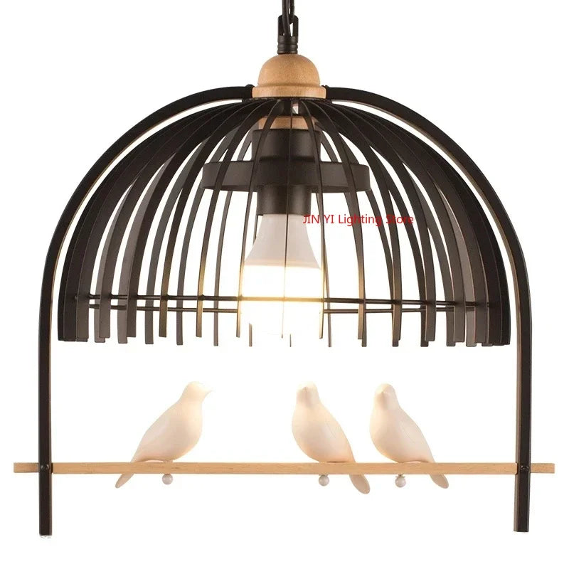 Retro Bird Cage Chandelier