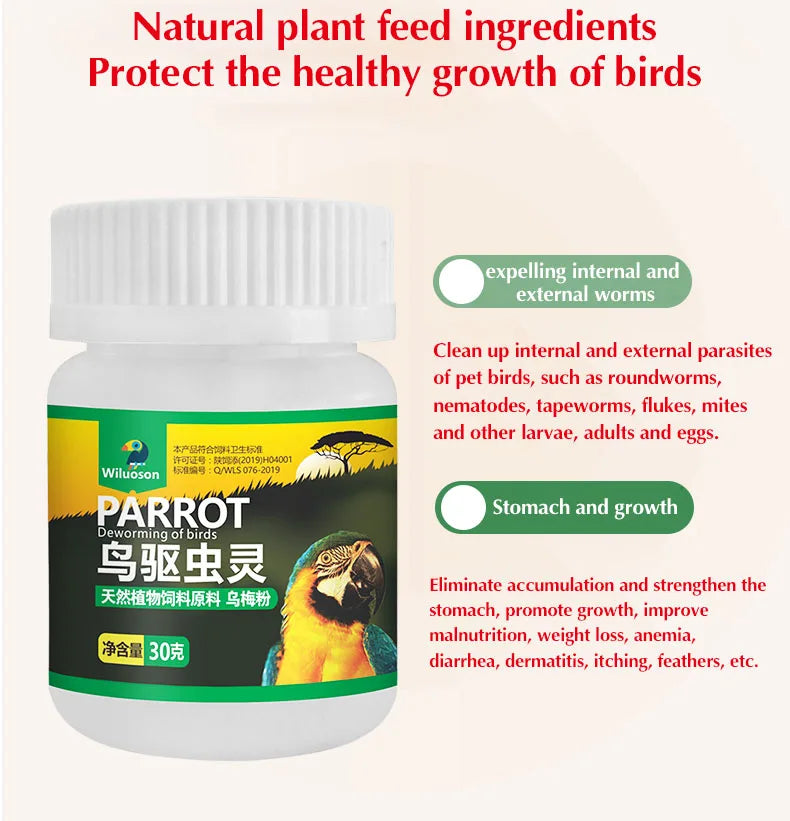 Parrot Deworming Treatment