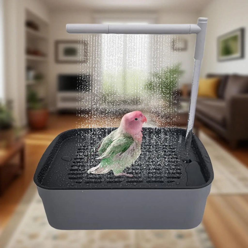 Rechargeable Parrot Shower Bath with Circulating Faucet