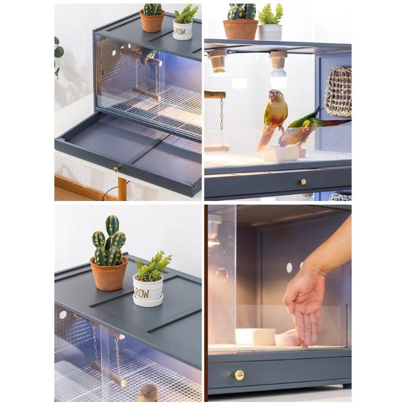 Thermostatic Parrot Breeding Cage