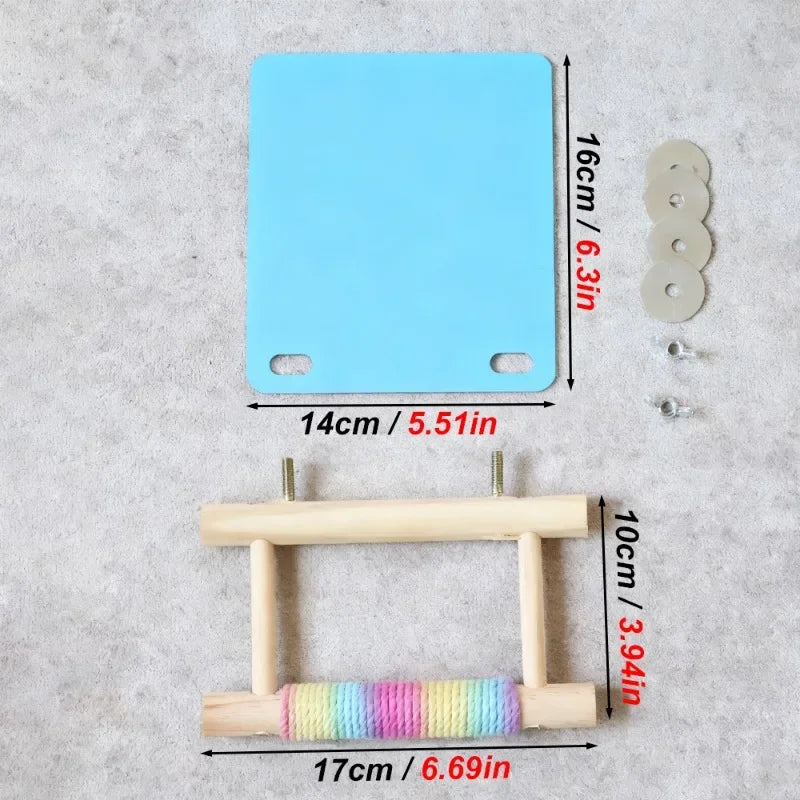 Jute Rope Perch with Mirror