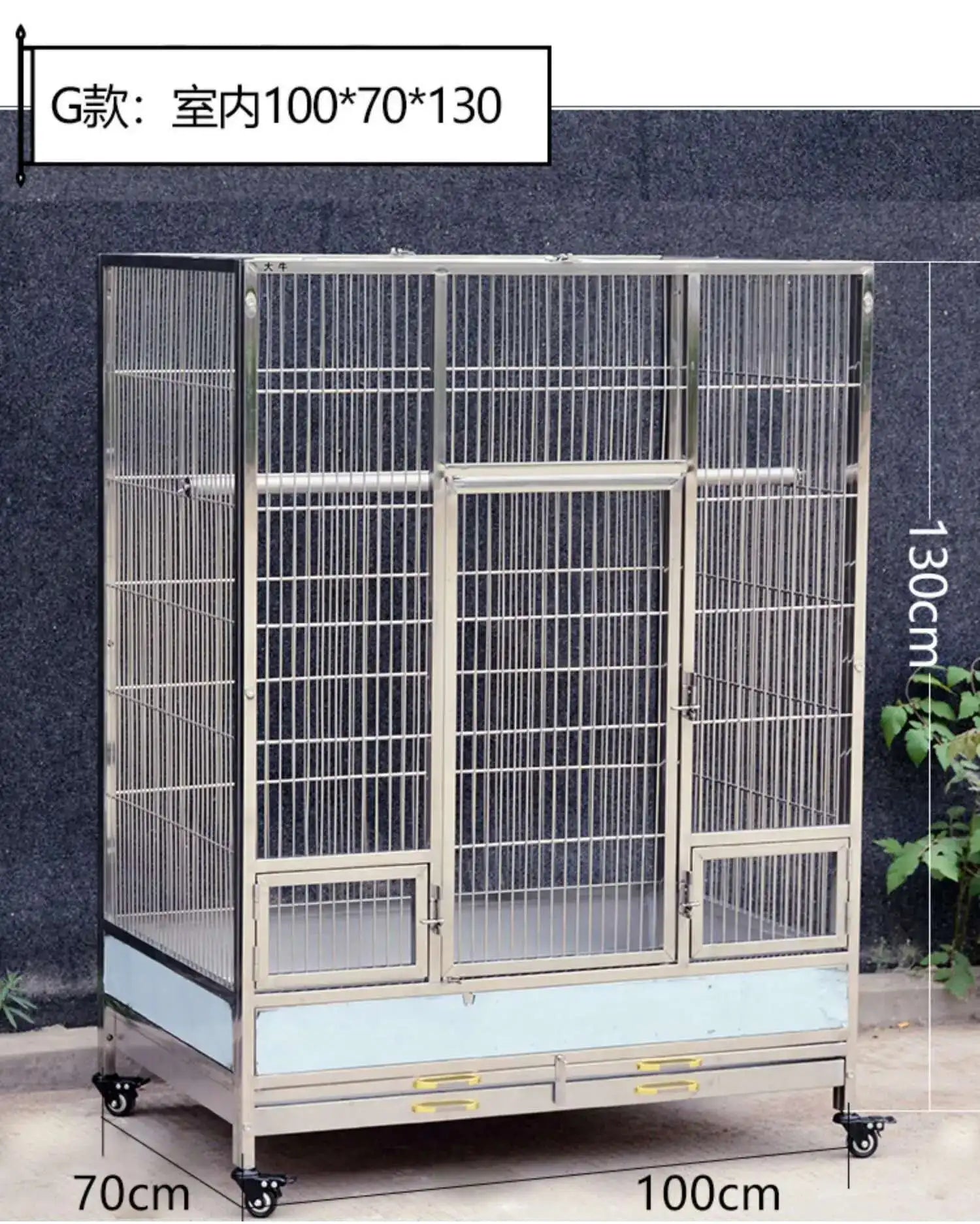 Stainless Steel Large Bird Cage