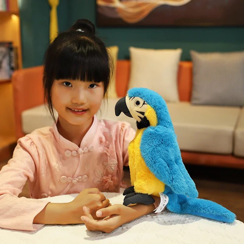 Lifelike Parrot Plush Toy (25cm)