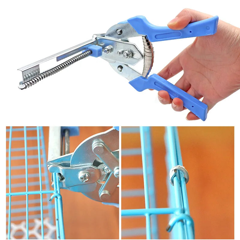 Hog Ring Plier Tool for Bird & Poultry Cages