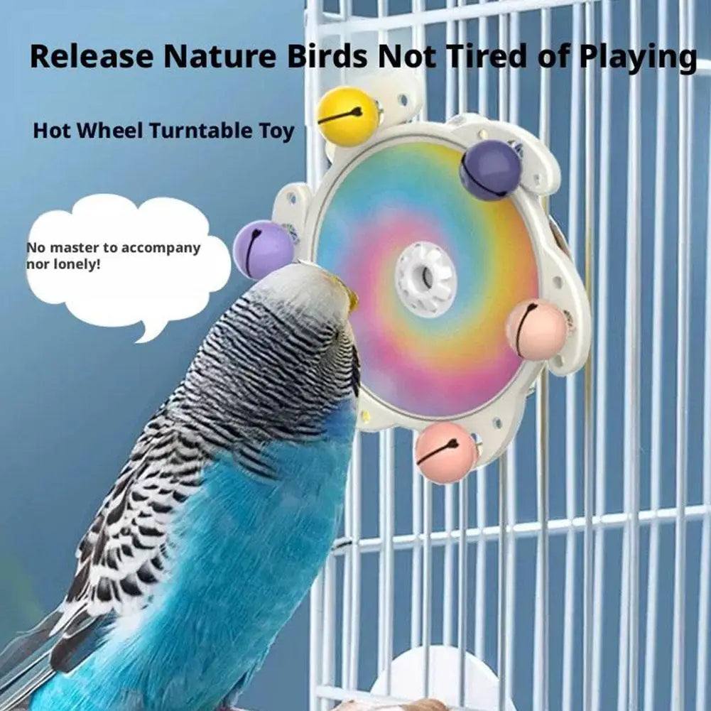 Parrot Rotating Spinner Wheel Toy