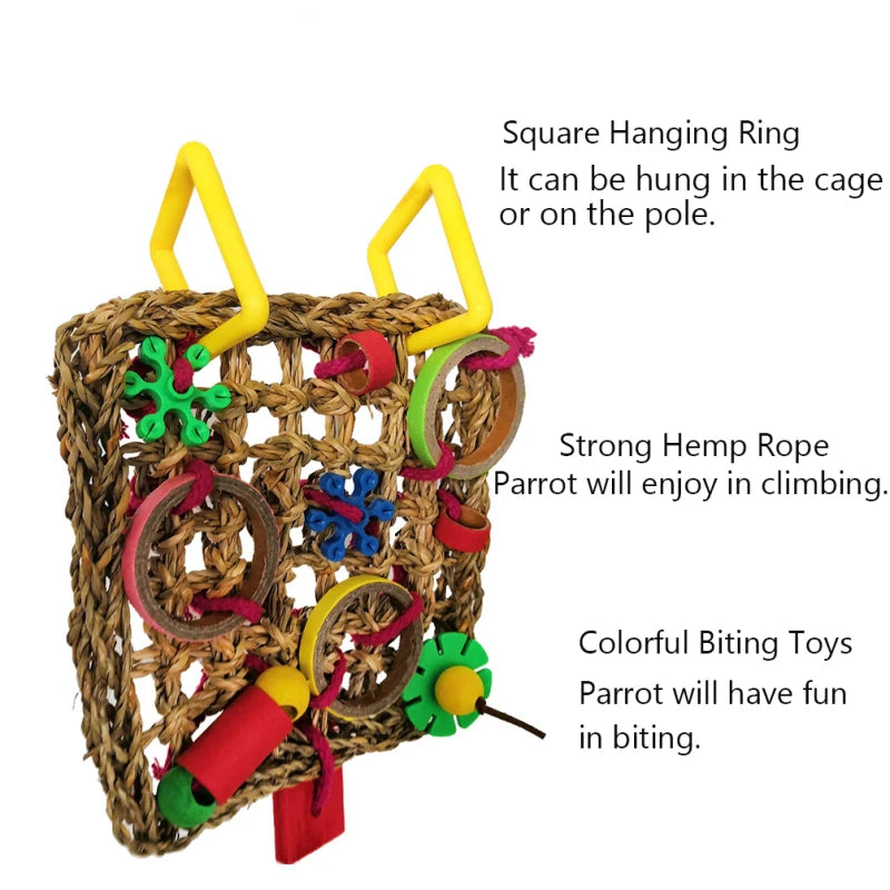 Bird Climbing Rope Swing Play Ladder