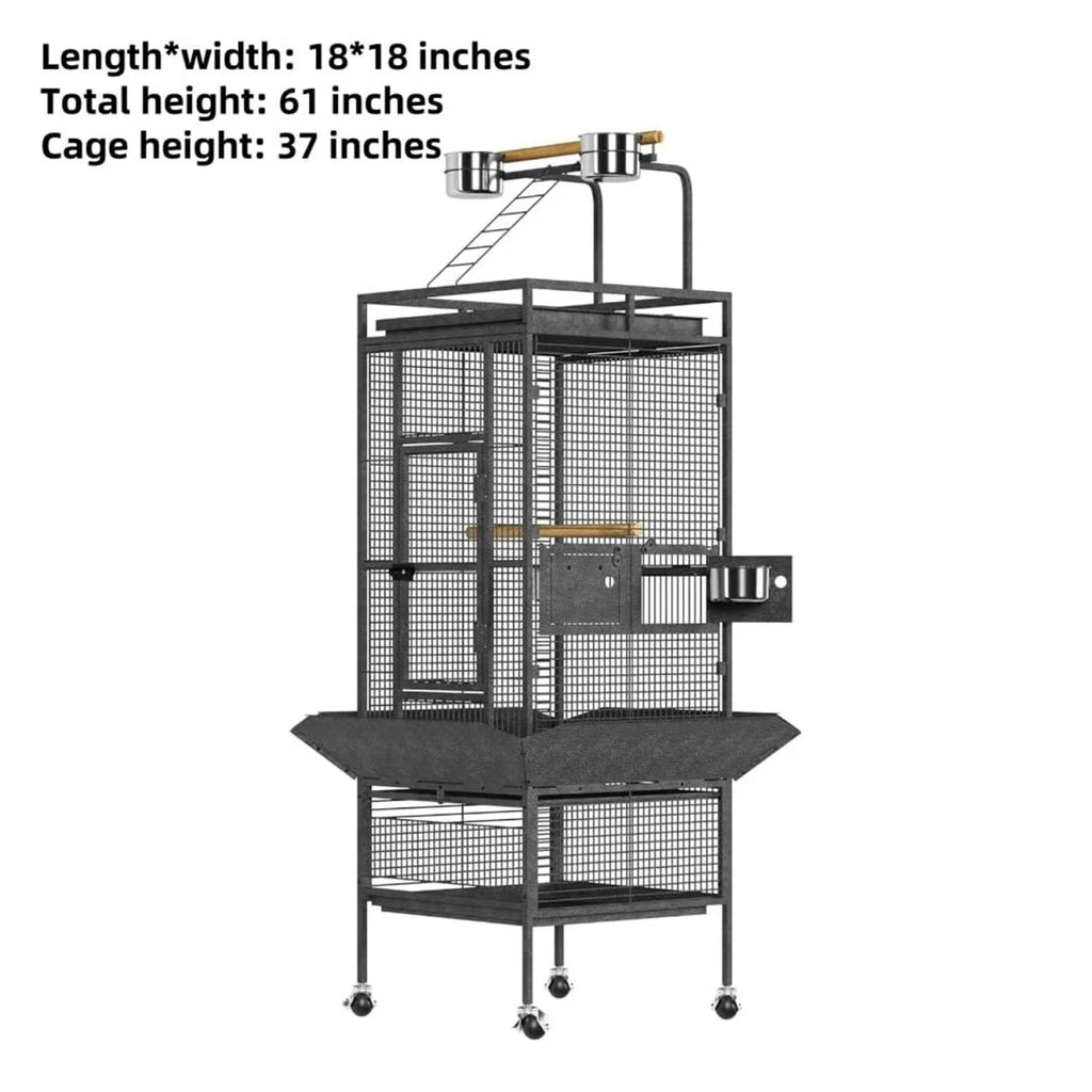 Large Metal Bird Cage - 61 Inch