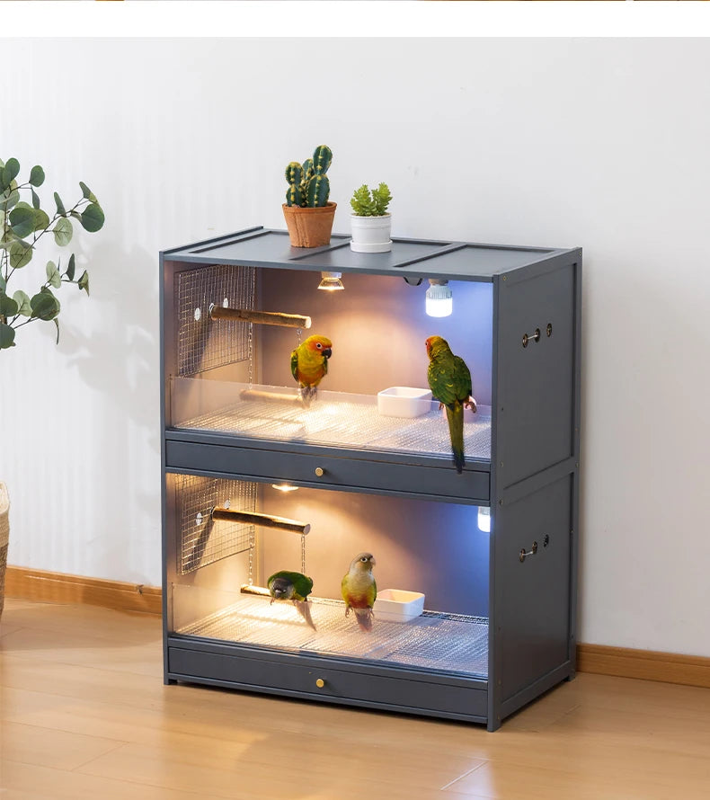 Thermostatic Parrot Breeding Cage