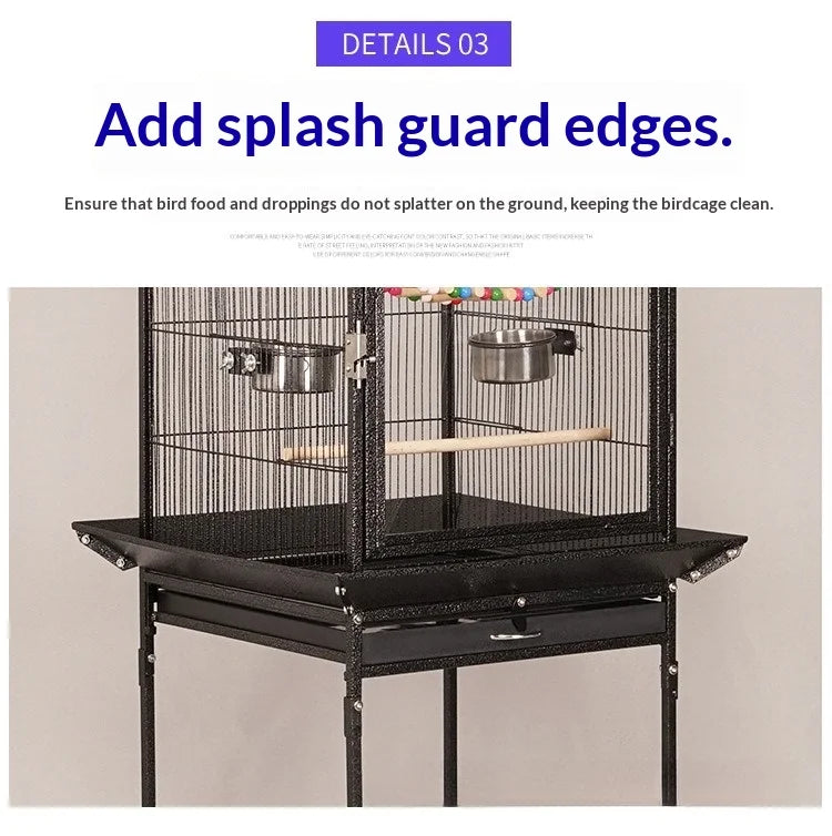 Luxury Metal Multi-Bird Aviary