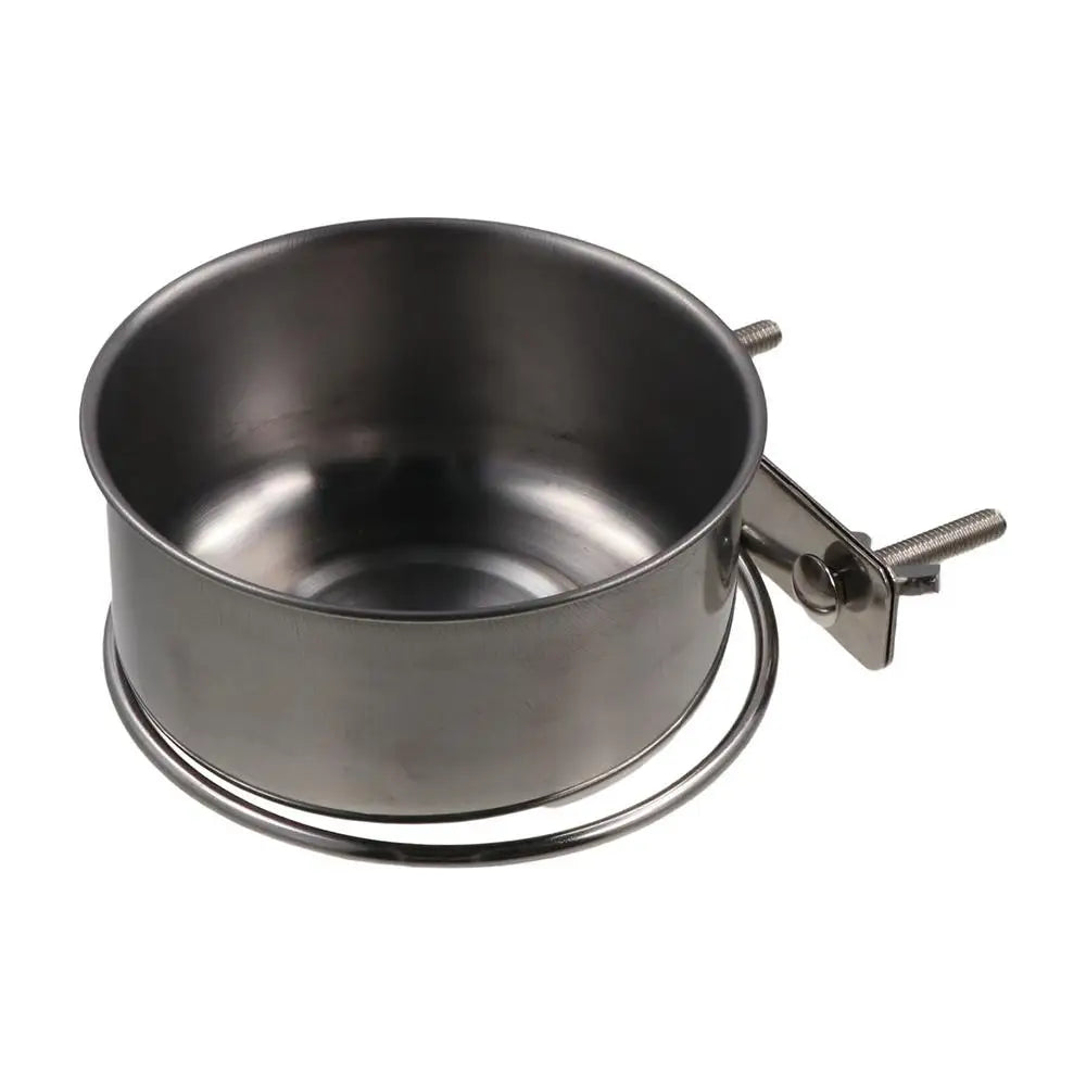 Stainless Steel Parrot Food & Water Bowl