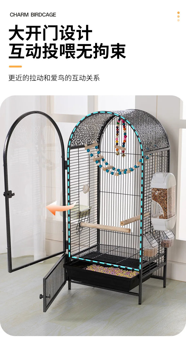Large Acrylic Parrot Cage