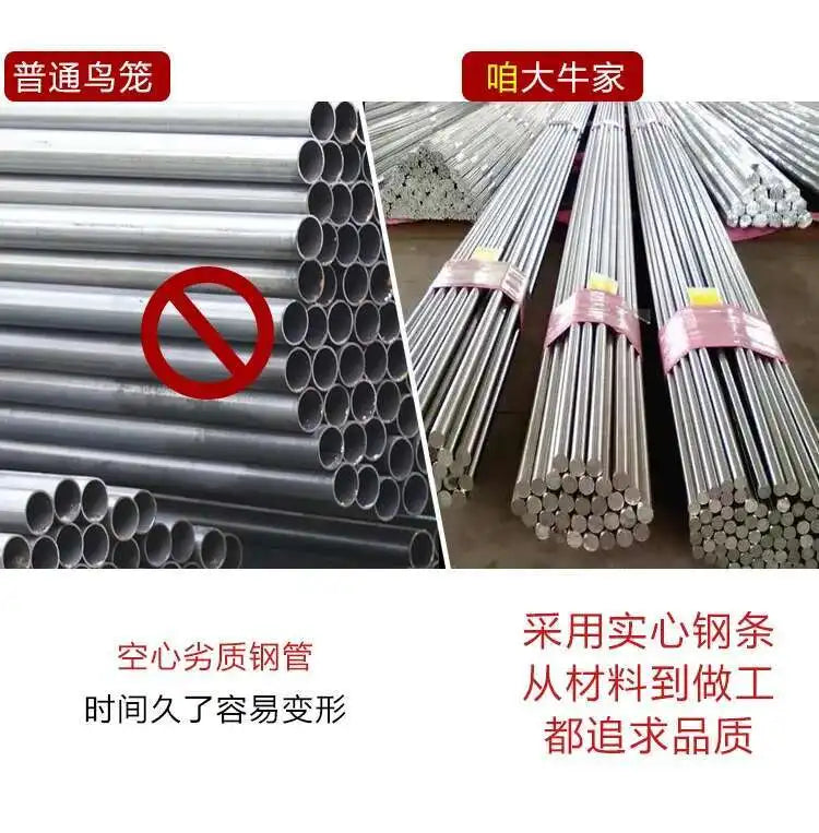 Stainless Steel Large Bird Cage