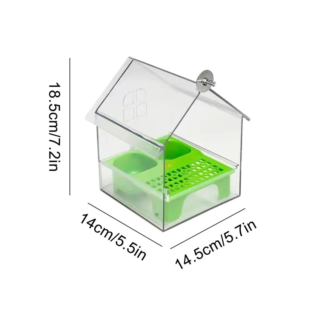 Anti-Scatter Bird Feeder & Bath