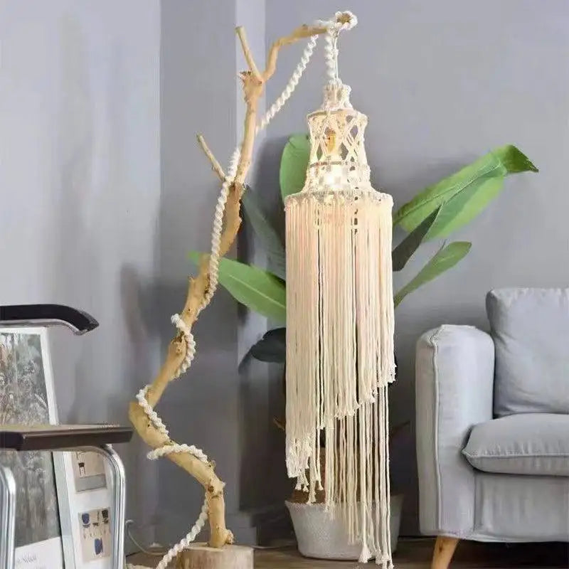 Bird Stand Tree Branch - Solid Wood Perch