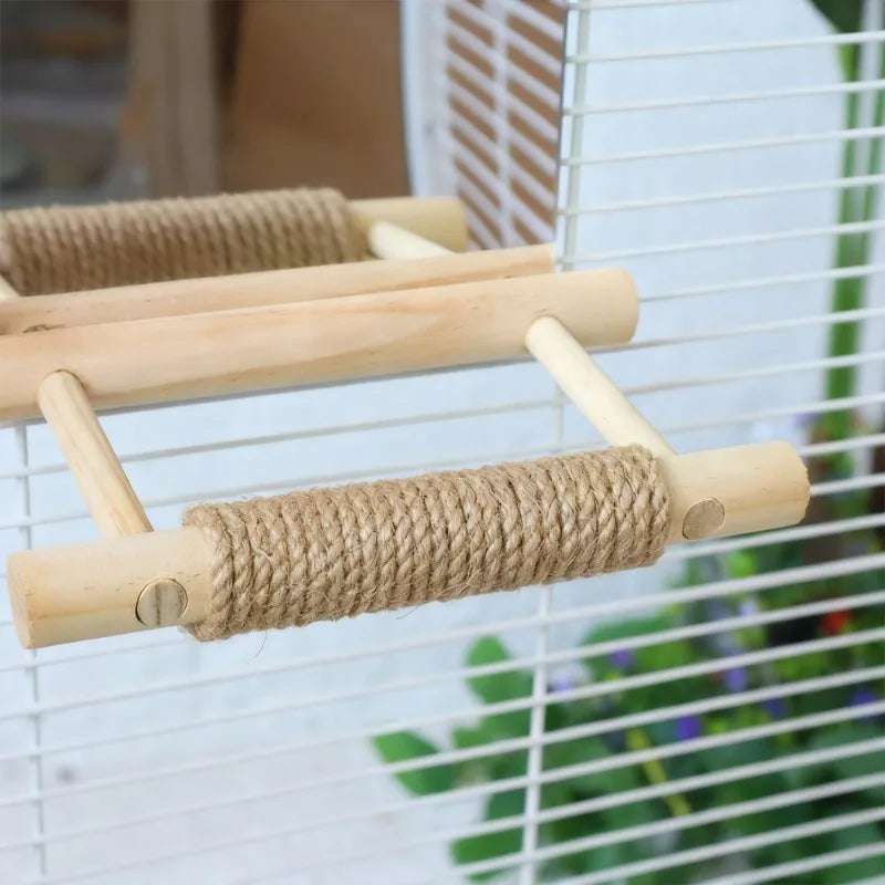 Jute Rope Perch with Mirror