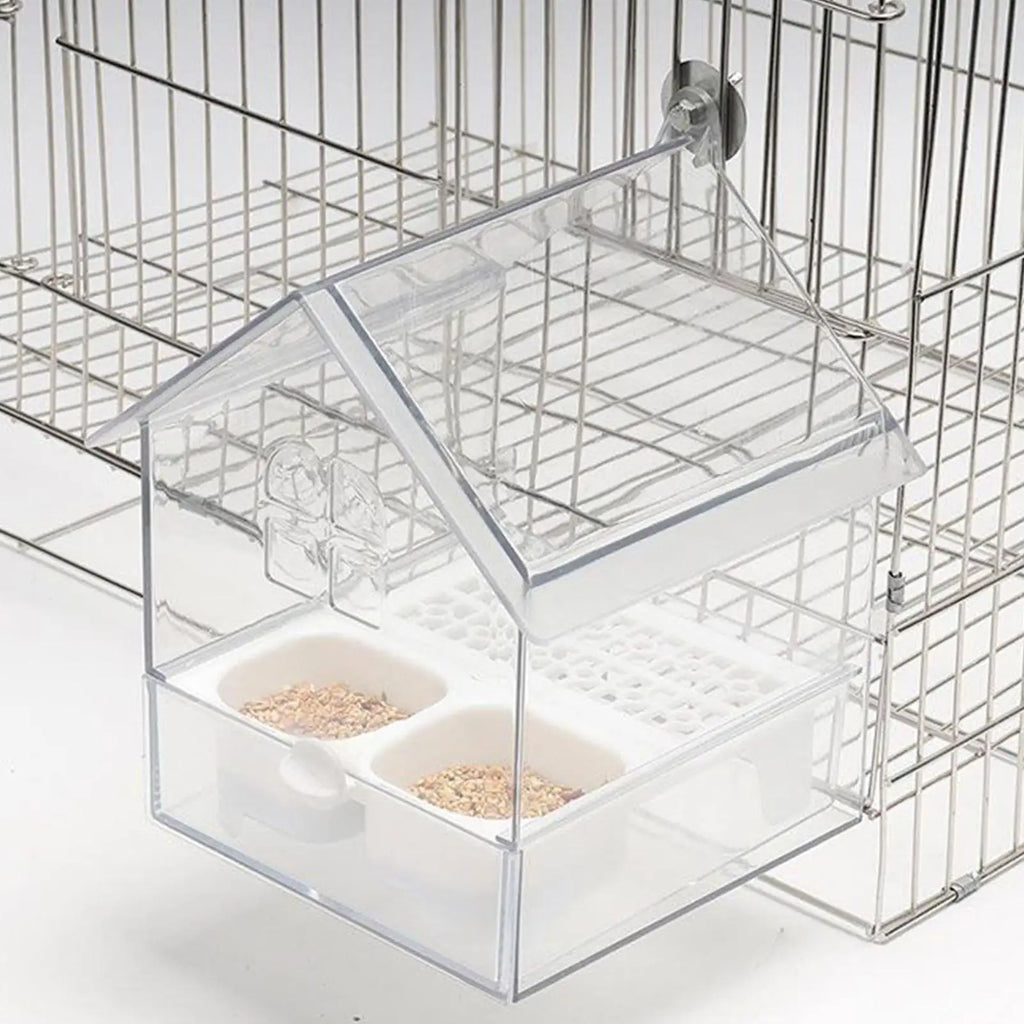 Anti-Scatter Bird Feeder & Bath