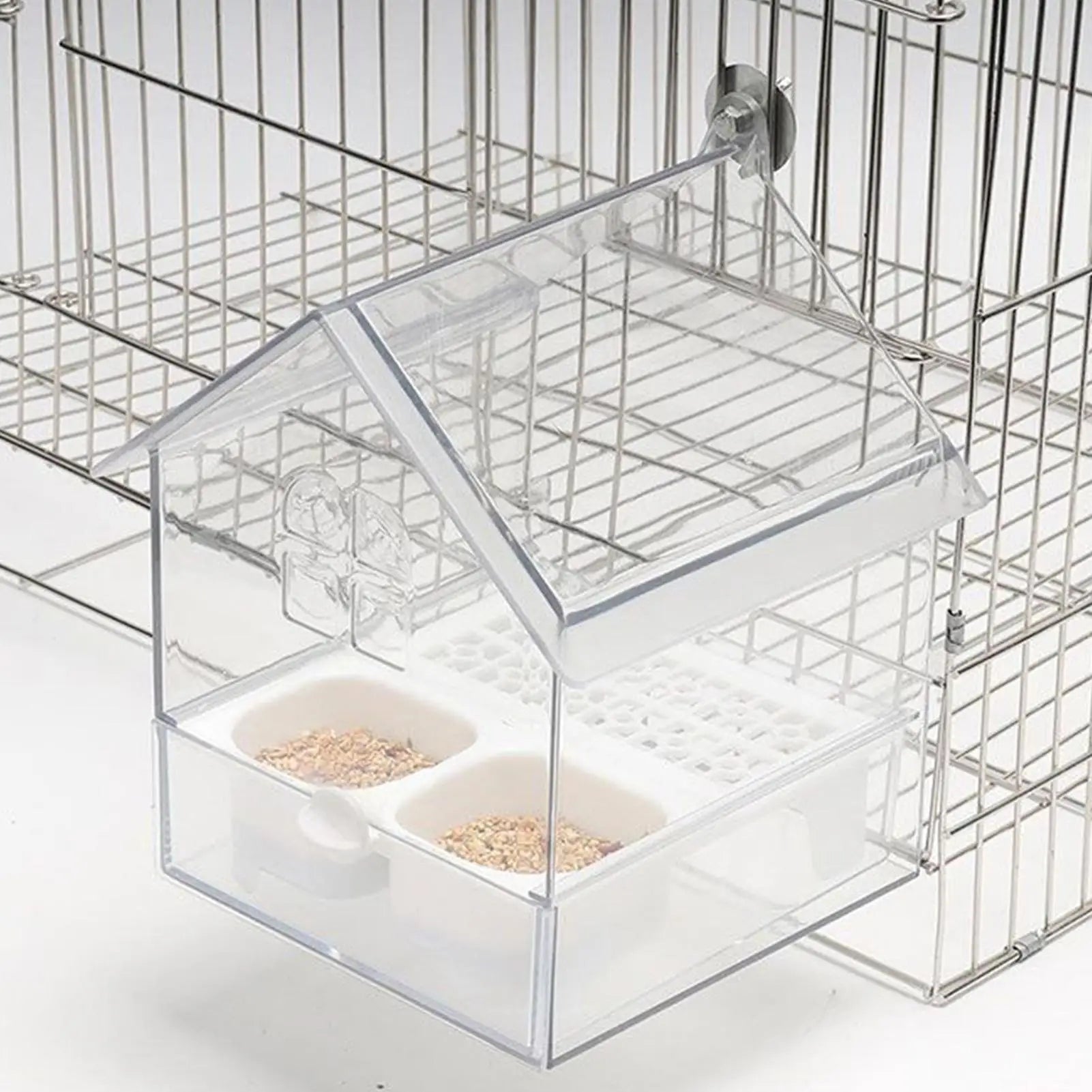 Anti-Scatter Bird Feeder & Bath