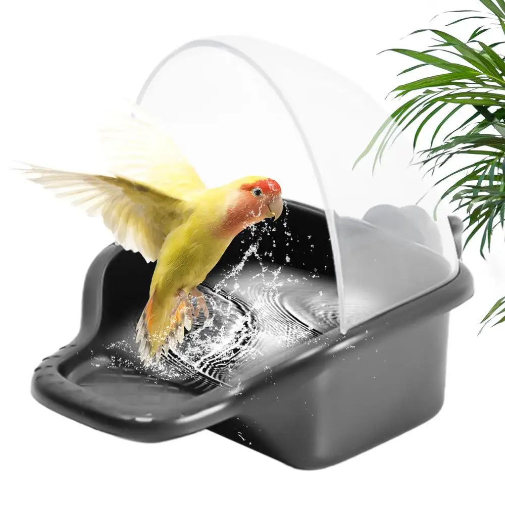 Hanging Bird Bath Cube
