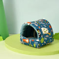 Cartoon Bird Sleeping Nest