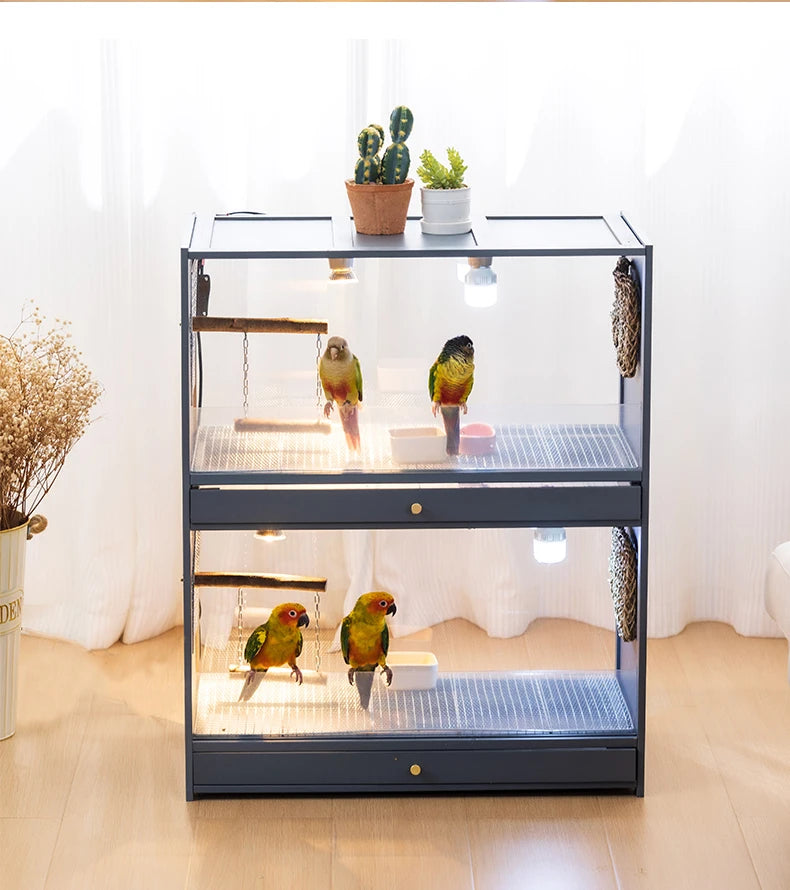 Thermostatic Parrot Breeding Cage