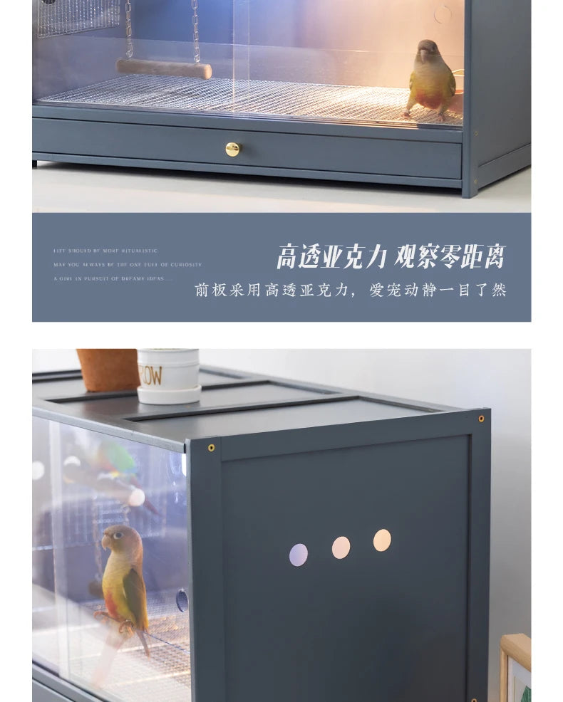 Thermostatic Parrot Breeding Cage