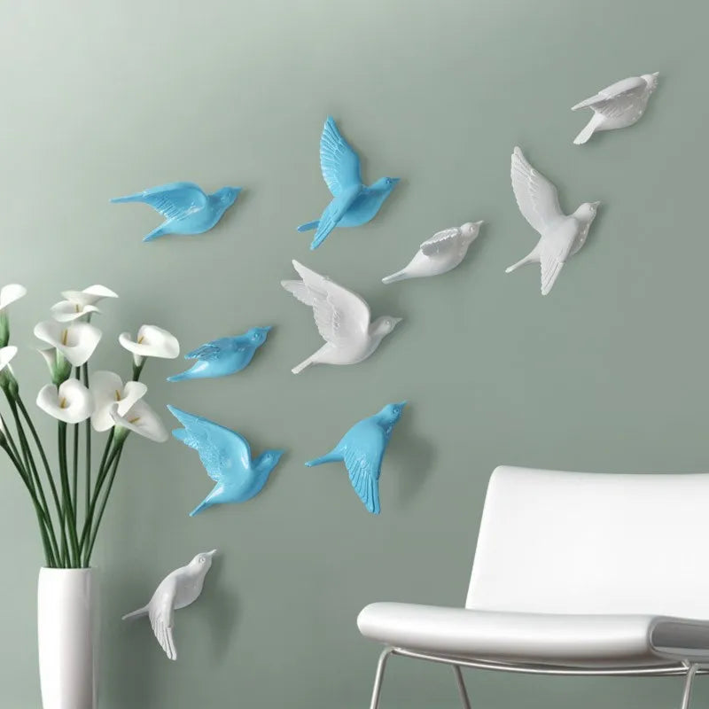 3D Bird Wall Hanging Decoration